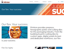 Tablet Screenshot of printron.com